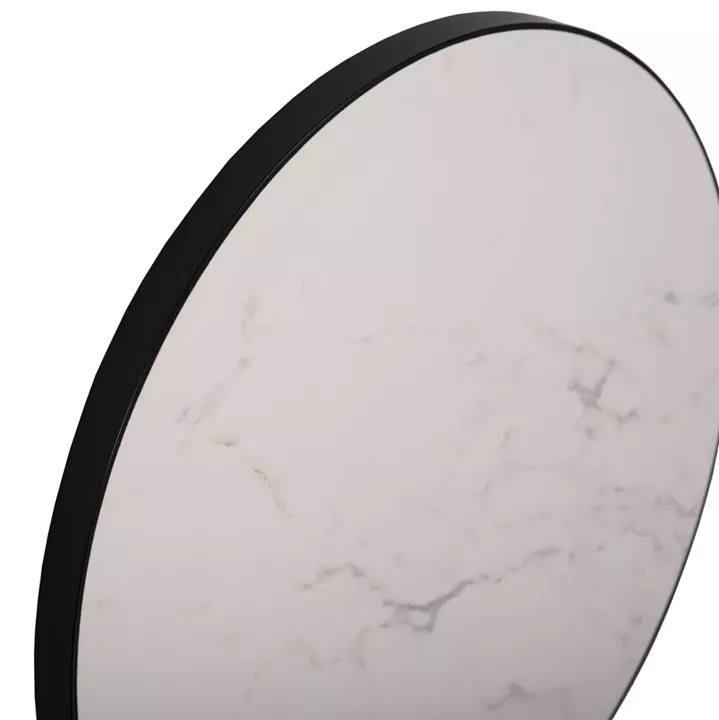 ΕΠΙΦΑΝΕΙΑ ΤΡΑΠΕΖΙΟΥ SINTERED STONE HM6652.02 ΜΕ ΠΛΑΙΣΙΟ ALU ΜΑΥΡΟ Φ60εκ.