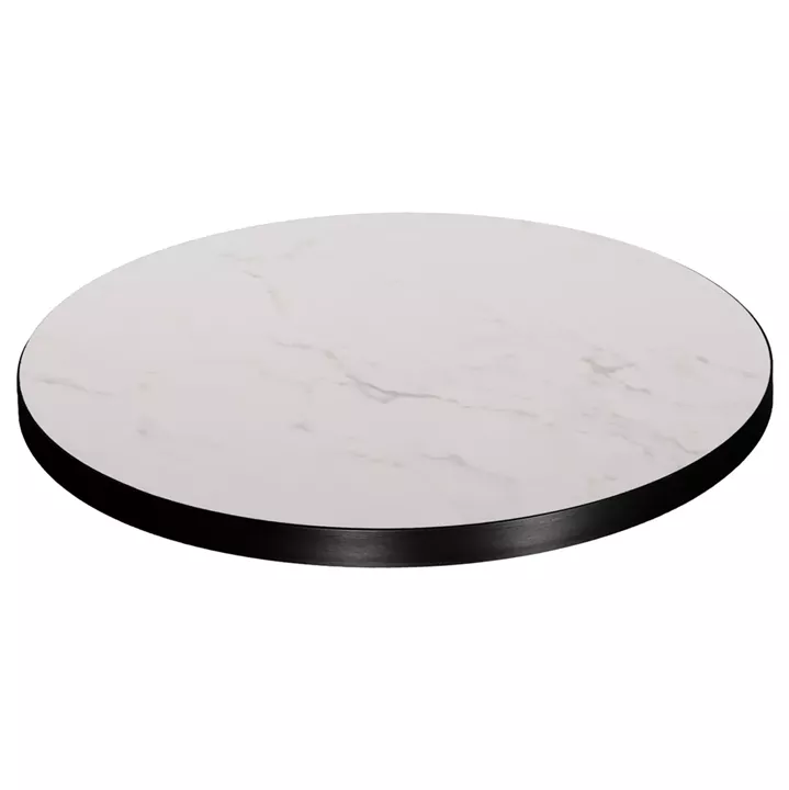 ΕΠΙΦΑΝΕΙΑ ΤΡΑΠΕΖΙΟΥ SINTERED STONE HM6652.02 ΜΕ ΠΛΑΙΣΙΟ ALU ΜΑΥΡΟ Φ60εκ.
