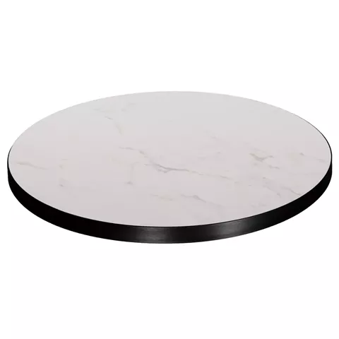 ΕΠΙΦΑΝΕΙΑ ΤΡΑΠΕΖΙΟΥ SINTERED STONE HM6652.02 ΜΕ ΠΛΑΙΣΙΟ ALU ΜΑΥΡΟ Φ60εκ.