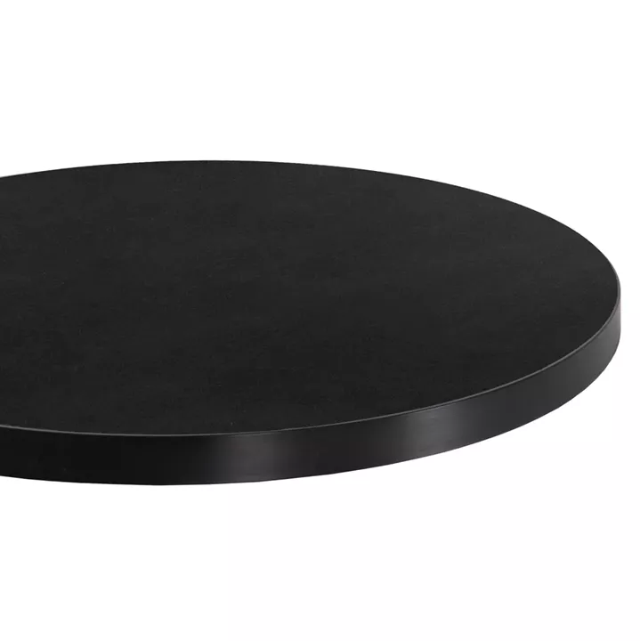 SINTERED STONE ROUND TABLETOP HM6653.01 WITH BLACK ALU 