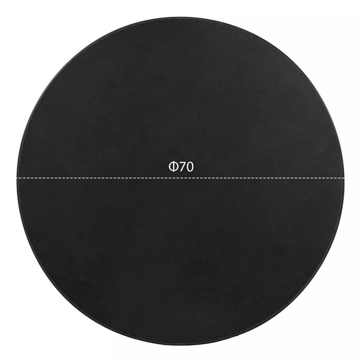 SINTERED STONE ROUND TABLETOP HM6653.01 WITH BLACK ALU 