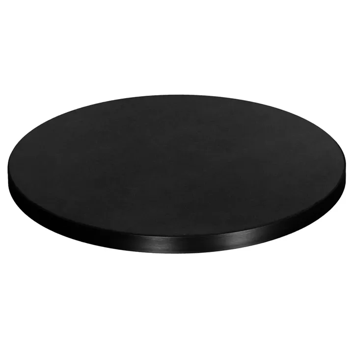 SINTERED STONE ROUND TABLETOP HM6653.01 WITH BLACK ALU 