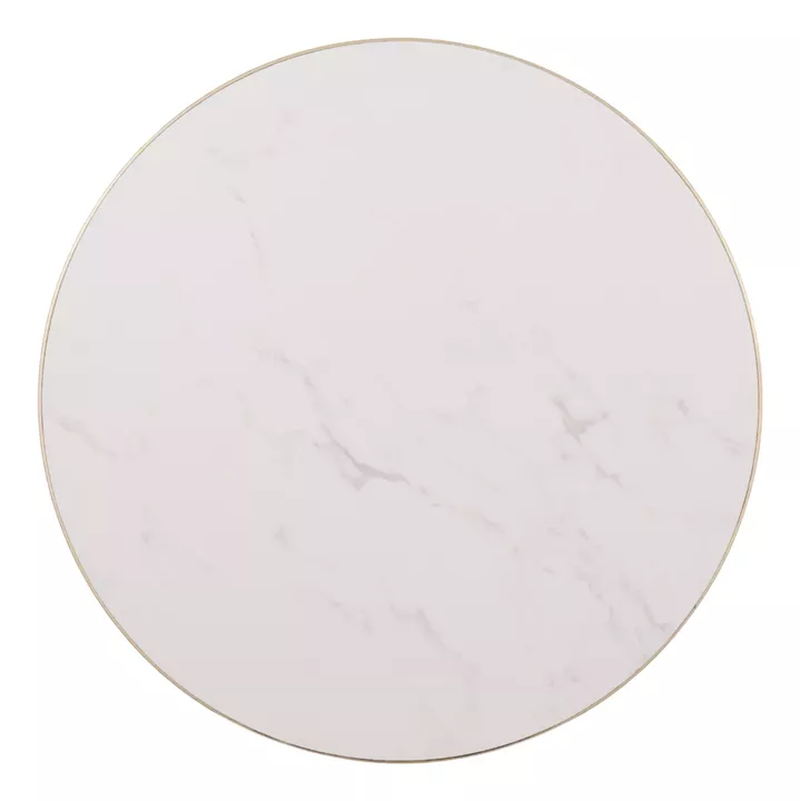 SINTERED STONE ROUND TABLETOP HM6653.12 WITH GOLD ALU 