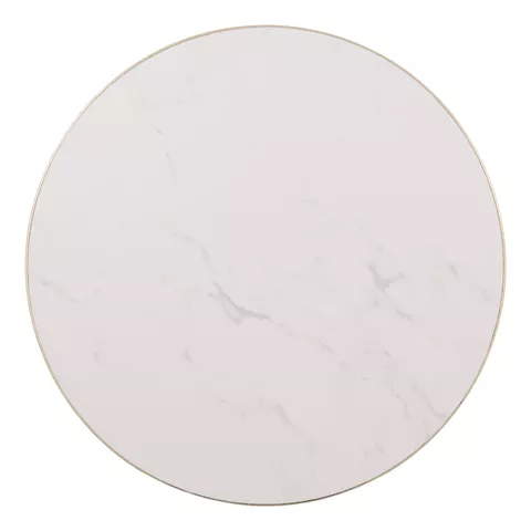 ΕΠΙΦΑΝΕΙΑ ΤΡΑΠΕΖΙΟΥ SINTERED STONE HM6653.12 ΜΕ ΠΛΑΙΣΙΟ ALU ΧΡΥΣΟ Φ70εκ.