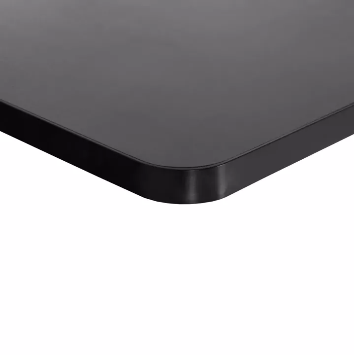 ΕΠΙΦΑΝΕΙΑ ΤΡΑΠΕΖΙΟΥ SINTERED STONE ΤΕΤΡΑΓΩΝΗ HM6655.01 ΠΛΑΙΣΙΟ ALU ΜΑΥΡΟ 80x80εκ.