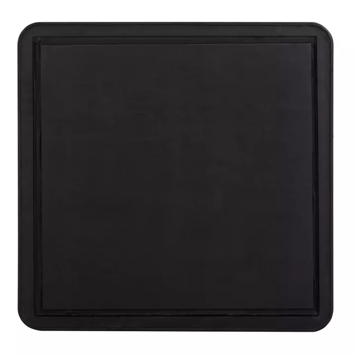 ΕΠΙΦΑΝΕΙΑ ΤΡΑΠΕΖΙΟΥ SINTERED STONE ΤΕΤΡΑΓΩΝΗ HM6655.01 ΠΛΑΙΣΙΟ ALU ΜΑΥΡΟ 80x80εκ.