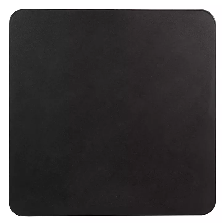 ΕΠΙΦΑΝΕΙΑ ΤΡΑΠΕΖΙΟΥ SINTERED STONE ΤΕΤΡΑΓΩΝΗ HM6655.01 ΠΛΑΙΣΙΟ ALU ΜΑΥΡΟ 80x80εκ.