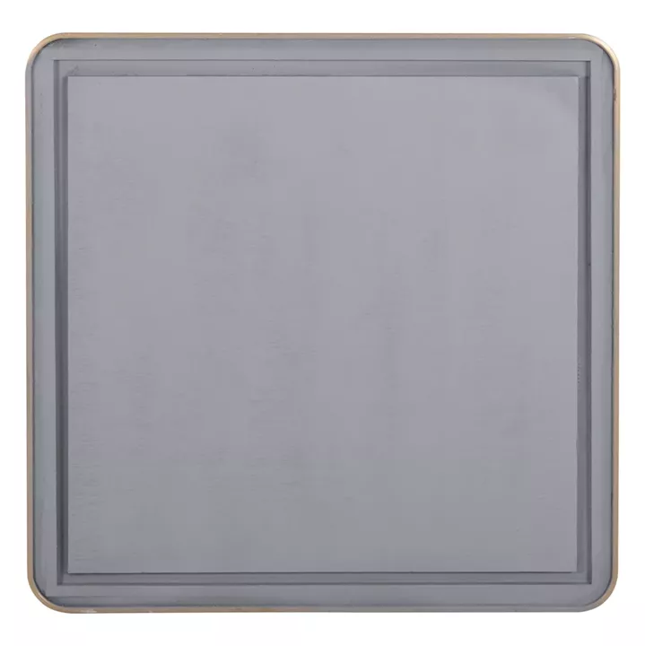 ΕΠΙΦΑΝΕΙΑ ΤΡΑΠΕΖΙΟΥ SINTERED STONE ΤΕΤΡΑΓΩΝΗ HM6655.12 ΠΛΑΙΣΙΟ ALU ΧΡΥΣΟ 80x80εκ.