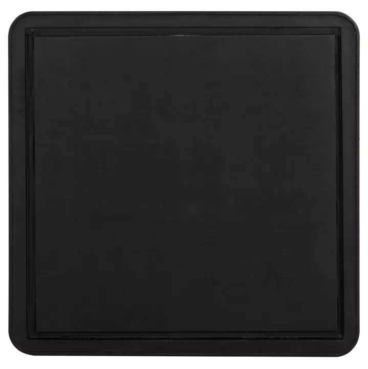 ΕΠΙΦΑΝΕΙΑ ΤΡΑΠΕΖΙΟΥ SINTERED STONE ΤΕΤΡΑΓΩΝΗ HM6655.03 ΠΛΑΙΣΙΟ ALU ΜΑΥΡΟ 80x80εκ.