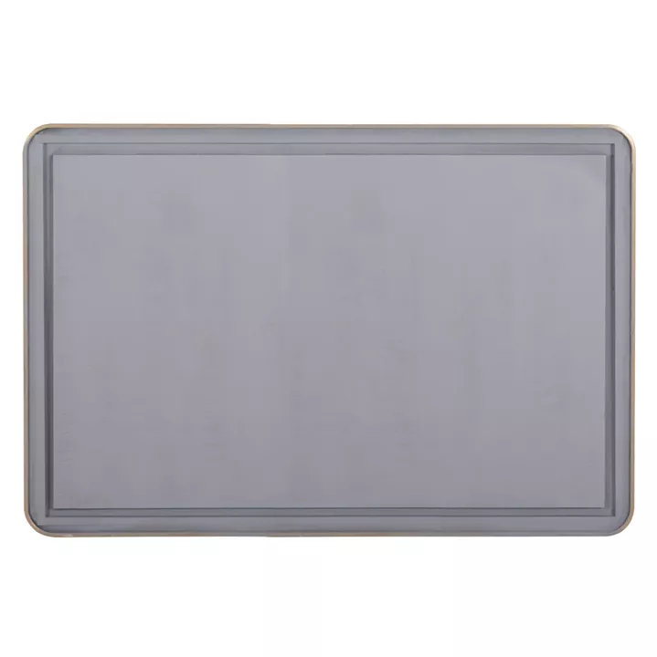 ΕΠΙΦΑΝΕΙΑ ΤΡΑΠΕΖΙΟΥ SINTERED STONE ΟΡΘΟΓΩΝΙΑ HM6656.12 ΠΛΑΙΣΙΟ ALU ΧΡΥΣΟ 120x80εκ.