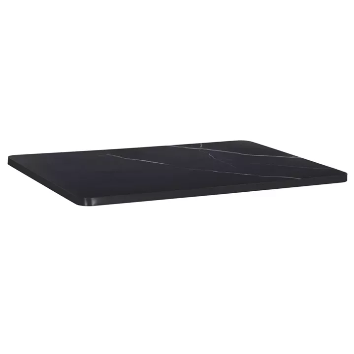 ΕΠΙΦΑΝΕΙΑ ΤΡΑΠΕΖΙΟΥ SINTERED STONE ΟΡΘΟΓΩΝΙΑ HM6656.03 ΠΛΑΙΣΙΟ ALU ΜΑΥΡΟ 120x80εκ.