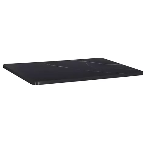 ΕΠΙΦΑΝΕΙΑ ΤΡΑΠΕΖΙΟΥ SINTERED STONE ΟΡΘΟΓΩΝΙΑ HM6656.03 ΠΛΑΙΣΙΟ ALU ΜΑΥΡΟ 120x80εκ.