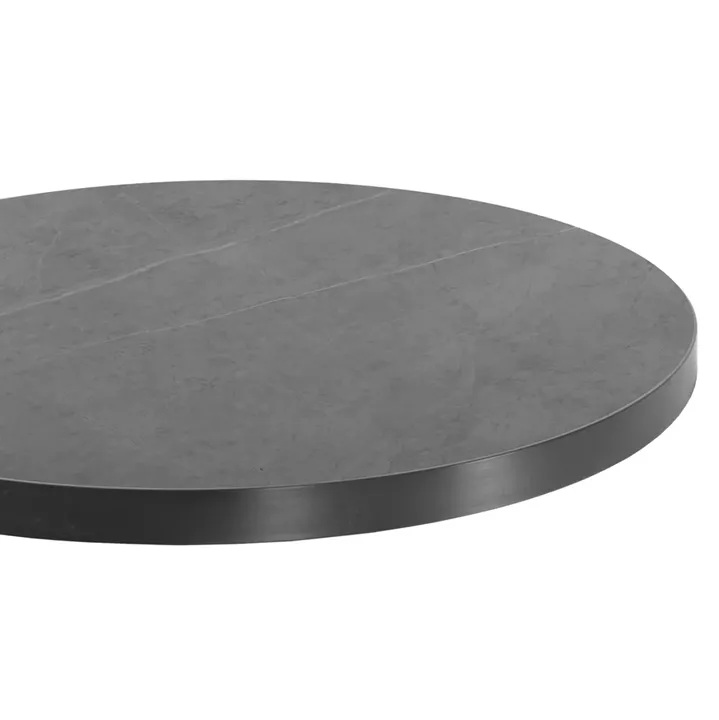 ΕΠΙΦΑΝΕΙΑ ΤΡΑΠΕΖΙΟΥ SINTERED STONE HM6652.05 ΜΕ ΠΛΑΙΣΙΟ ALU ΓΚΡΙ Φ60εκ.
