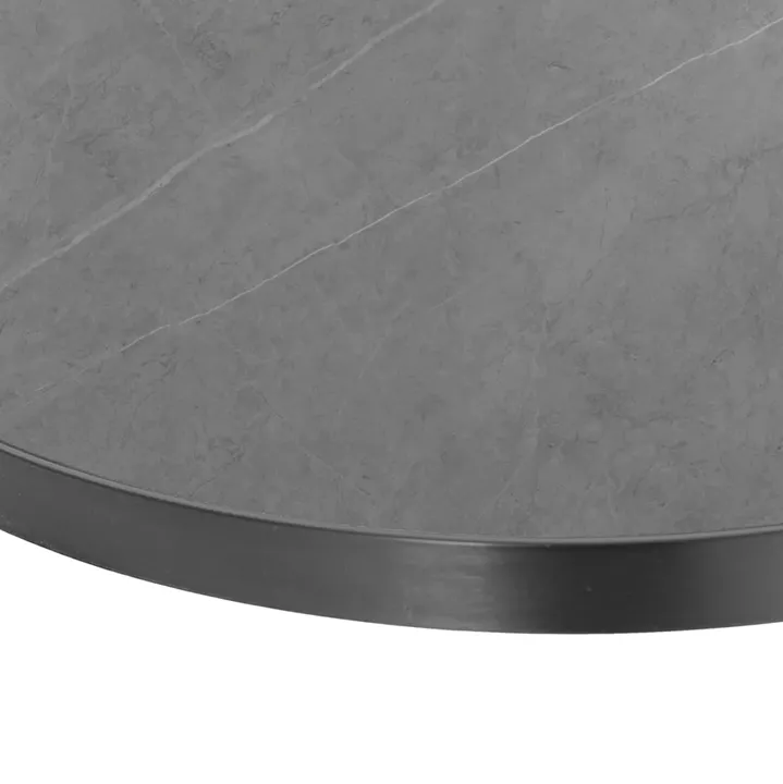 ΕΠΙΦΑΝΕΙΑ ΤΡΑΠΕΖΙΟΥ SINTERED STONE HM6653.05 ΜΕ ΠΛΑΙΣΙΟ ALU ΓΚΡΙ Φ70εκ.