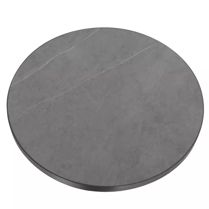 ΕΠΙΦΑΝΕΙΑ ΤΡΑΠΕΖΙΟΥ SINTERED STONE HM6653.05 ΜΕ ΠΛΑΙΣΙΟ ALU ΓΚΡΙ Φ70εκ.