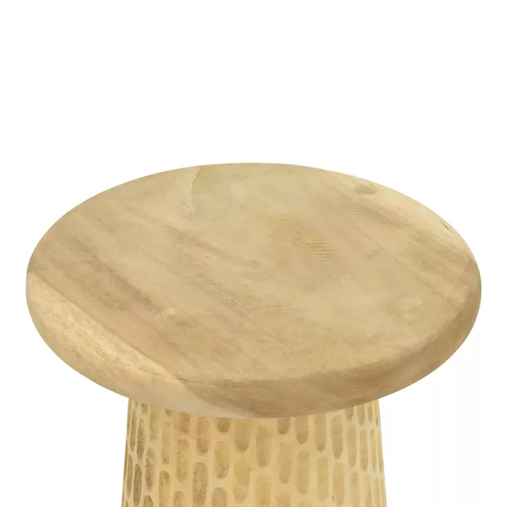 Side table Cortney pakoworld suar wood in natural shade D40x50cm