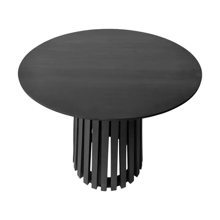 Kenda I pakoworld mindi table black wood D80x75cm