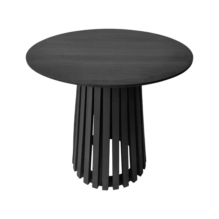 Kenda I pakoworld mindi table black wood D80x75cm
