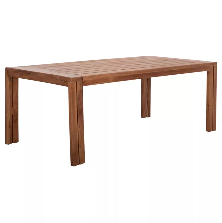 DINING TABLE RECTANGULAR SERIES KIOTO HM6387 TEAK WOOD--NATURAL COLOR 200x100x76Hcm.