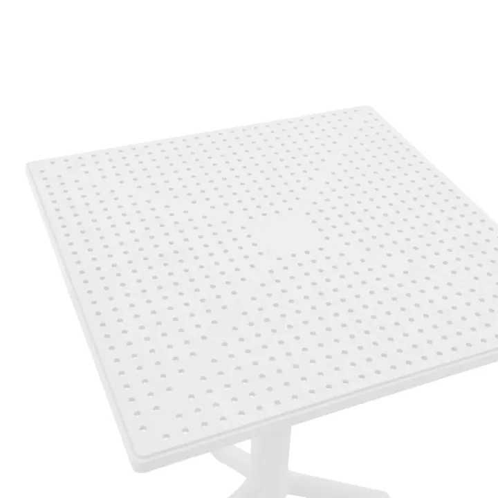 Groovy table pakoworld pp perforated white 60x60x76cm