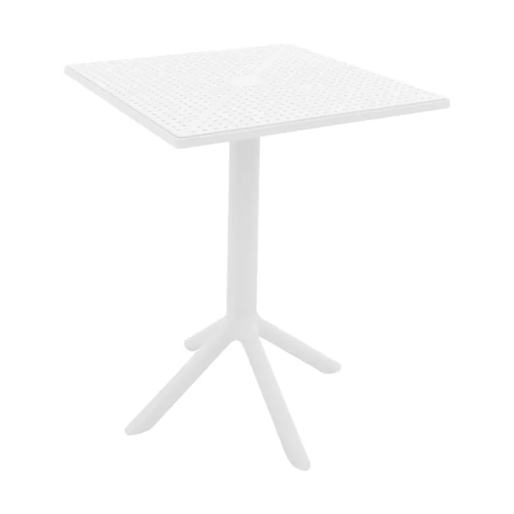 Groovy table pakoworld pp perforated white 60x60x76cm