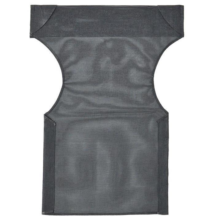 transparent fabric pakoworld for director's chairs color black  for professional use
