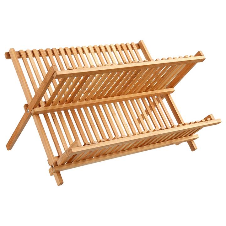 Πιατοθήκη Labon pakoworld bamboo φυσικό 42,5x33,5x25,5εκ