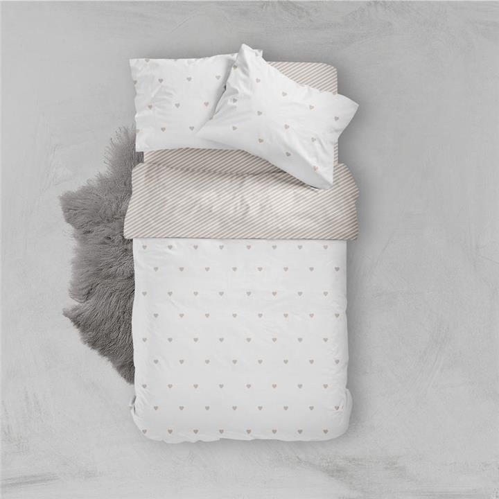 Bedsheet Mix & Match Hearts Double Size