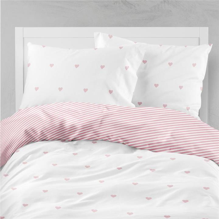 Bedsheet Mix & Match Hearts Double Size