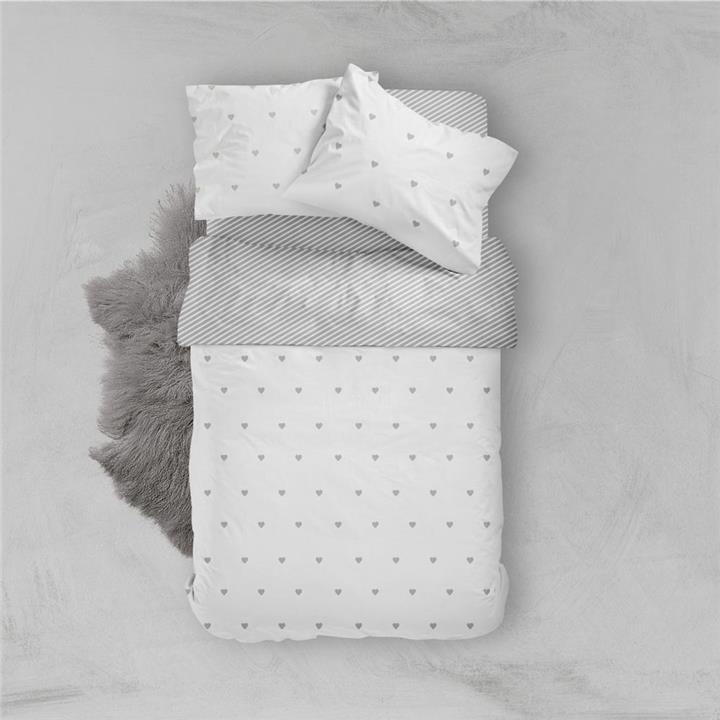 Bedsheet Mix & Match Hearts Double Size