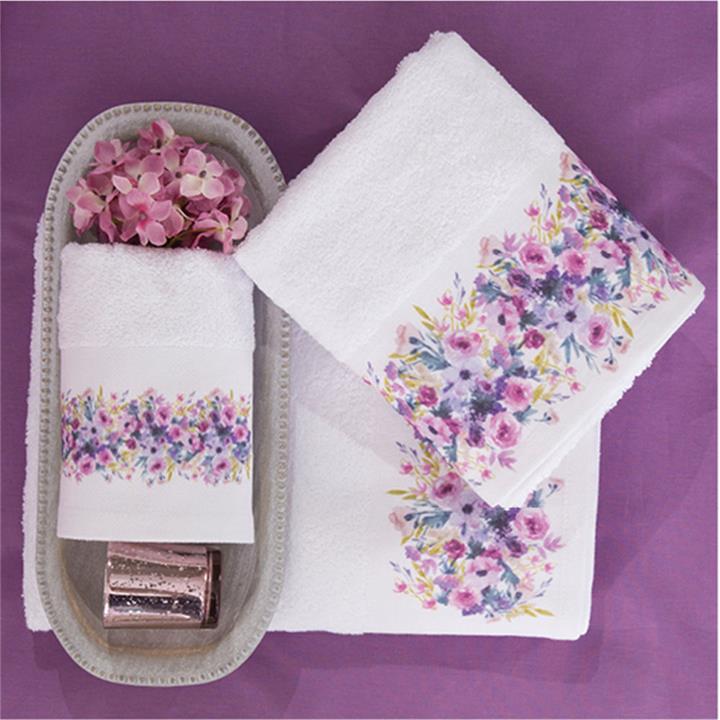 Bedsheet Digital Print Set Peony Queen Size