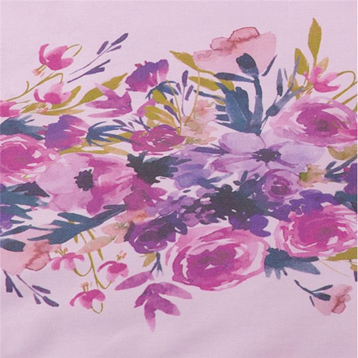 Bedsheet Digital Print Set Peony Queen Size