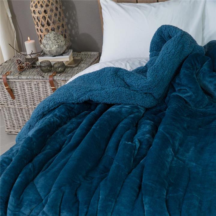 Duvet With Sherpa Cozy Queen Size