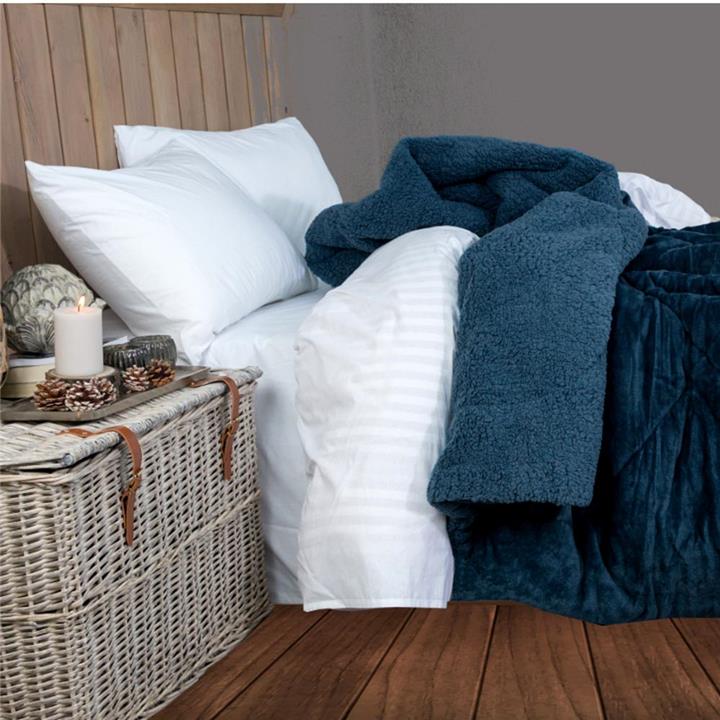 Duvet With Sherpa Cozy Queen Size
