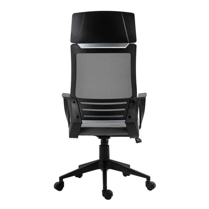 BF2500 Πολυθρόνα Γραφείου Διευθυντή Mesh Μαύρο - Pu Γκρι