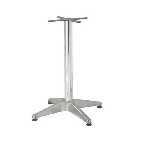 PALMA Βάση Τραπεζιού 4-Νυχη, Αλουμίνιο Απόχρωση Shiny Silver (2,30kg)