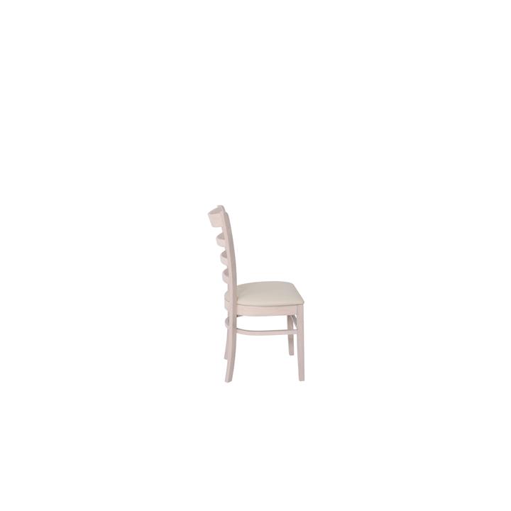 NATURALE Καρέκλα White Wash, Pu Εκρού