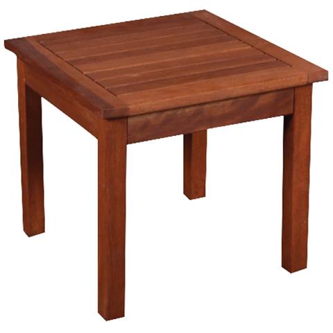 LUGANO Τραπεζάκι Βοηθητικό Ξαπλώστρας, Ξύλο Acacia Απόχρωση Καρυδί