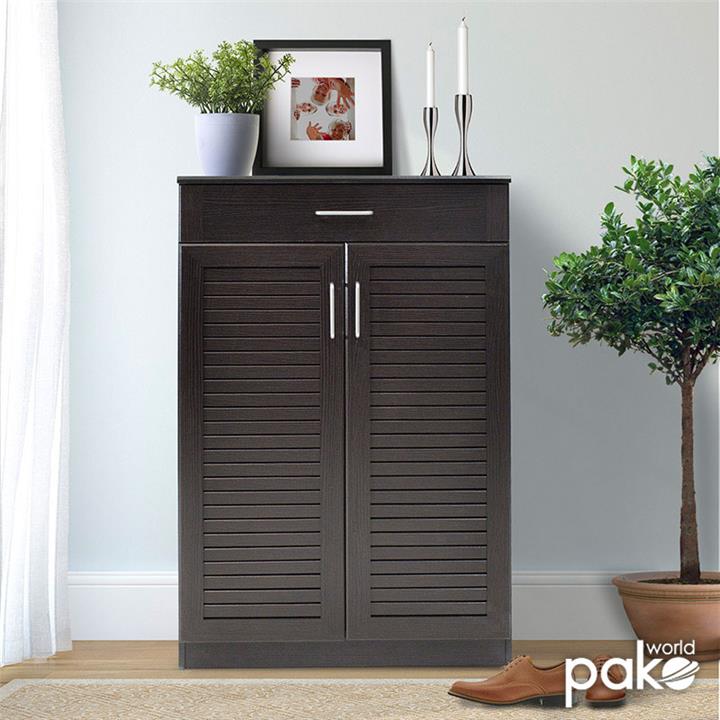 Shoe cabinet Sante pakoworld 20 pairs wenge 80x37x123cm