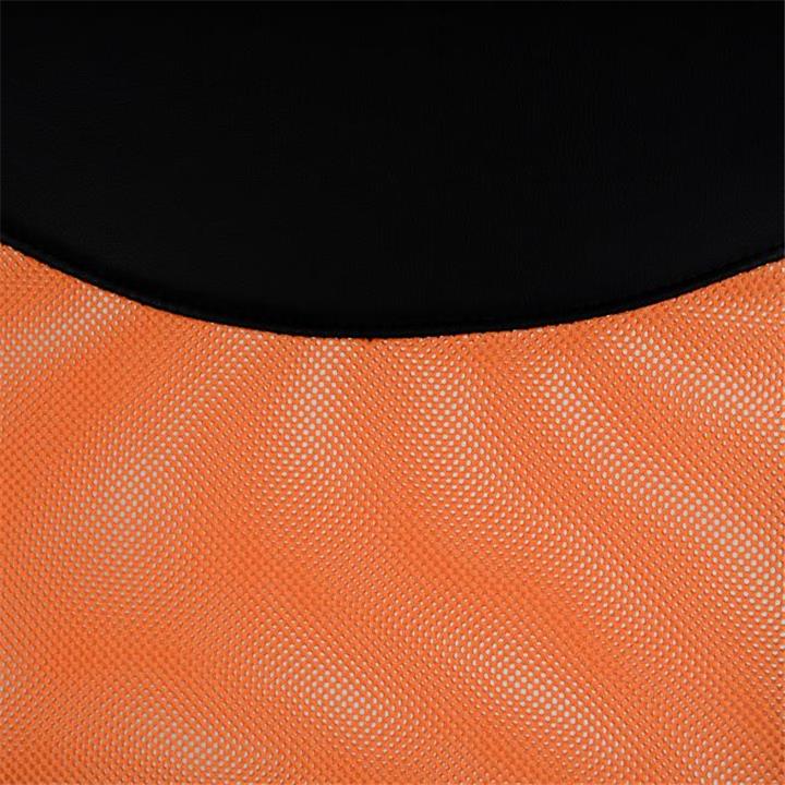 Office chair HM1000.02 Black Orange Mesh chromed leg 61x58x118