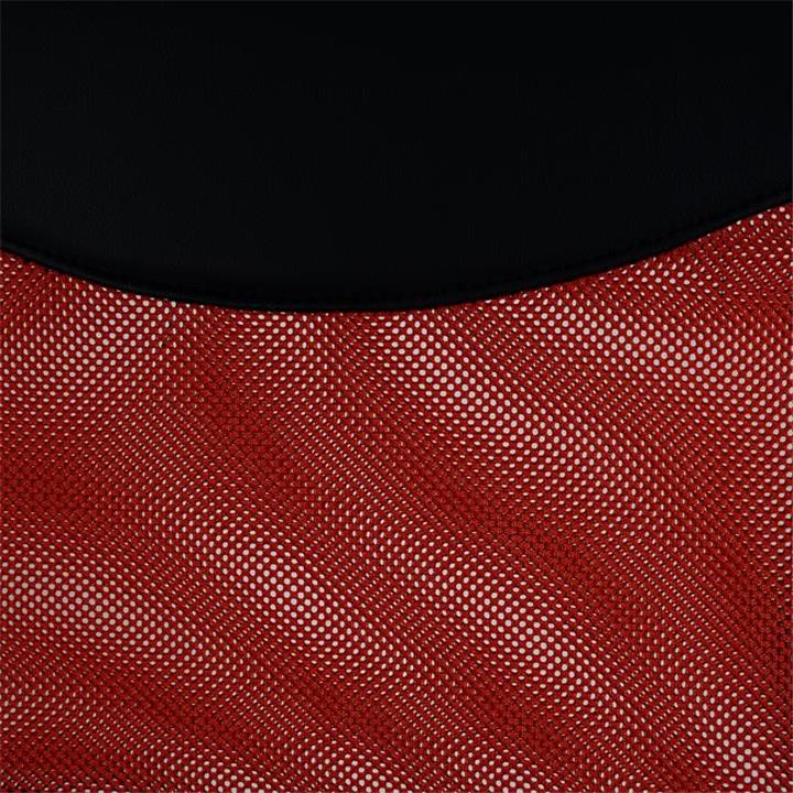 Office chair HM1000.07 Black Red Mesh chromed leg 61x58x118