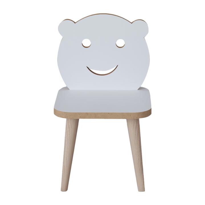 Jerry pakoworld children's chair white-natural 30x30x47cm