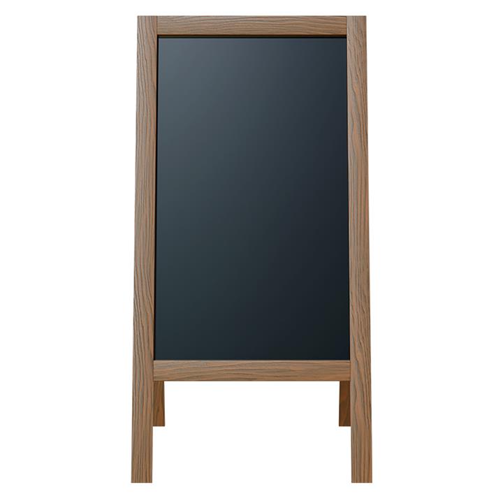 Menu stand Felex pakoworld walnut-black 50x25x100cm