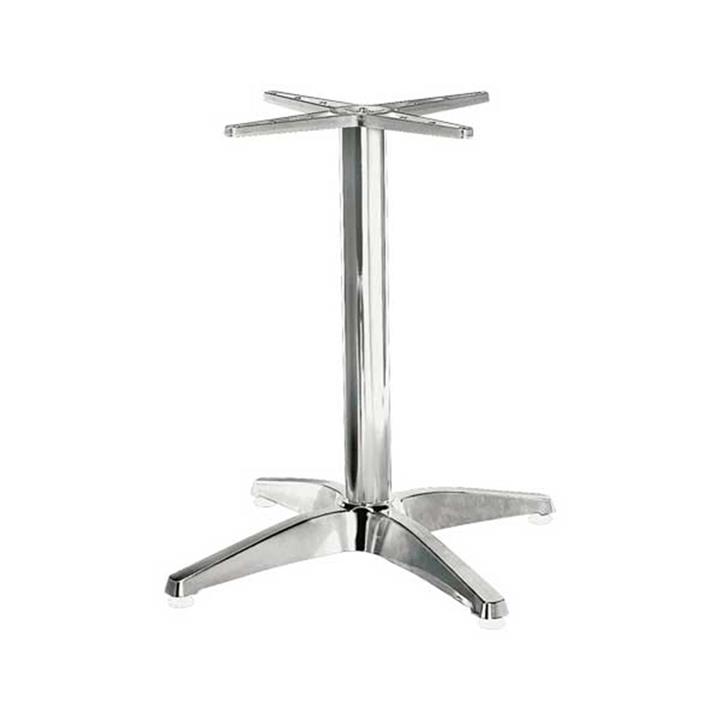 FACTORY Βάση Τραπεζιού Αλουμίνιο Απόχρωση Shiny Silver (2,35kg)