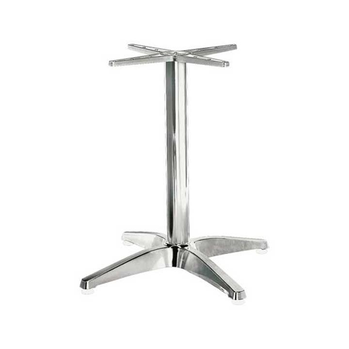 FACTORY Βάση Τραπεζιού Αλουμίνιο Απόχρωση Shiny Silver (2,35kg)