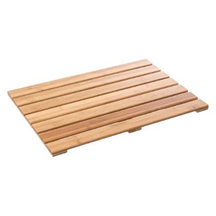 Bath mat Bambou pakoworld bambou in natural color 53x36x2.2cm