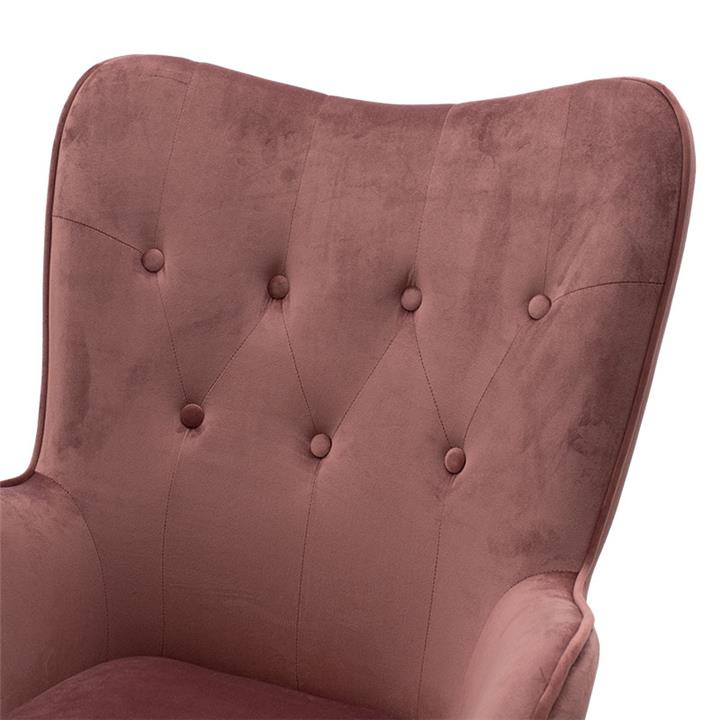 Manager office chair Kido pakoworld in rotten apple velvet color