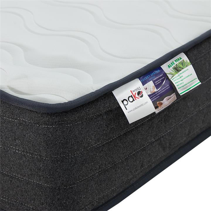 Mattress Nemesis pakoworld pocket spring roll pack double sided aloe vera 20-22cm 150x200cm