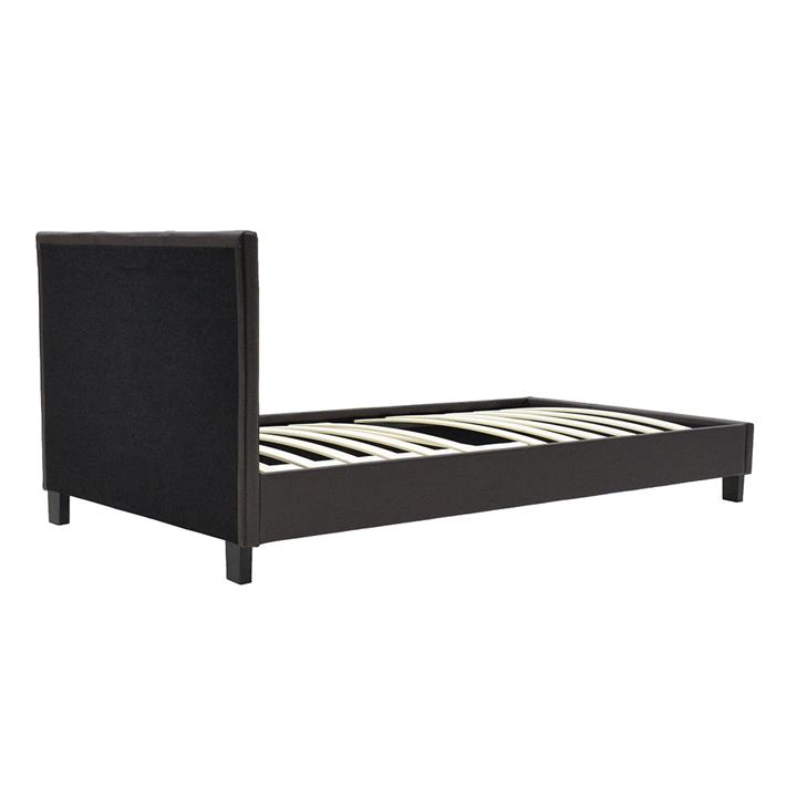Bed Nevil pakoworld PU dark brown matte 100x200