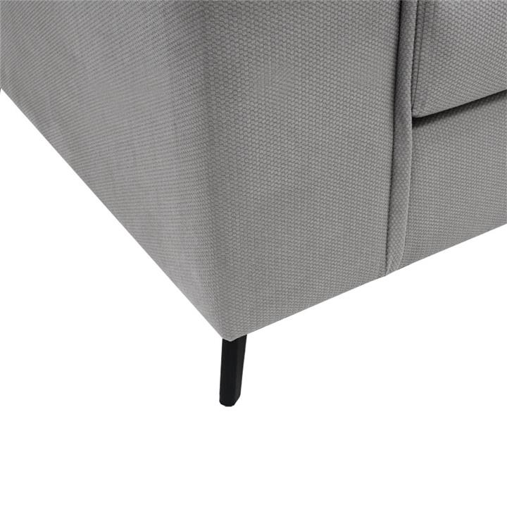 Corner sofa Fabulous pakoworld reversible charcoal-cypress fabric 240x165x95cm